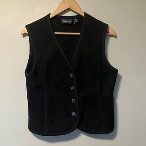 Patagonia Synchilla Vintage made in USA Black Fleece Vest